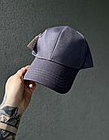 Літня кепка чоловіча сіра, Стильна чоловіча бейсболка, фото 3
