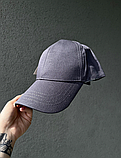 Літня кепка чоловіча сіра, Стильна чоловіча бейсболка, фото 2