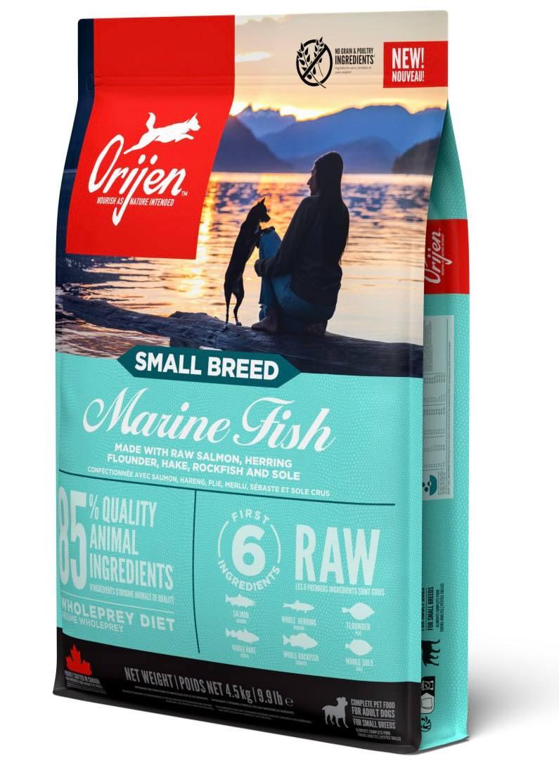 Сухий корм для собак малих порід Orijen (Оріджен) Small Breed Marine Fish з рибою 4.5 кг