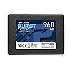 DR SSD Диск Patriot Burst Elite 960 GB 2.5" 7 mm SATAIII TLC 3D (PBE960GS25SSDR) Характеристика Чорний, фото 2