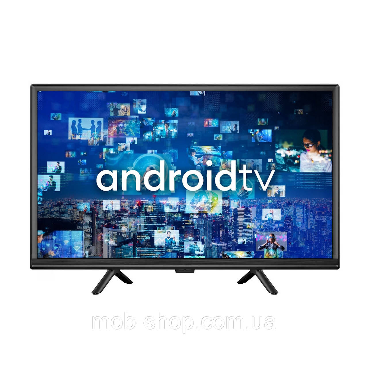 Смарт телевізор 24" LCD LED Smart TV на андроїді 13 телевізор з цифровим Т2 на Android 1/8 Гб WiFi