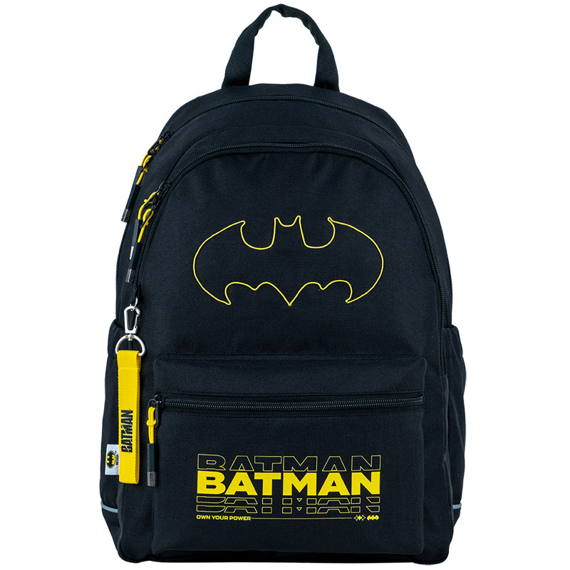 Рюкзак Kite Education teens DC Comics Batman 42x29x18 см, 19 л, чорний (DC24-2575M (LED))