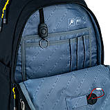 Рюкзак Kite Education teens DC Comics Batman  42x29x18 см, 19 л, чорний (DC24-2575M (LED)), фото 7