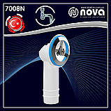 Перелив для сифона кухонної мийки круглий NOVA 7008N, фото 2