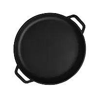 Сковорода чугунная Brizoll Ø 360 мм Сковородки чугунные премиум класса для мангала
