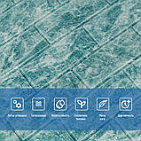 Декоративна 3D панель самоклейка під цеглу DEEP SEA (067) SW-00000170, фото 4