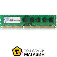 Оперативная память Goodram DDR3 4GB, 1333MHz, PC3-10600 (GR1333D364L9S/4G)
