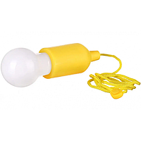 Фонарь-лампа X-Balog BL 15418 светодиодный на шнурке работает от батареек Желтый Im_85