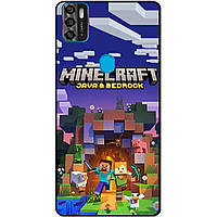 Силіконовий чохол бампер для ZTE Blade A7s з картинкою Майнкрафт Minecraft