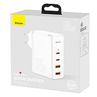 SM Сетевое Зарядное Устройство Baseus GaN2 Pro Quick Charger 2C+2U 100W CCGAN2P-L Цвет Белый , 02