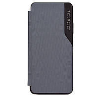 DR Чехол-книжка Business Fabric для Xiaomi Poco M4 Pro 5G Цвет 11, Dark Grey