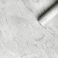 Самоклеюча плівка 0,45х10м х 0,07мм Платиновий мармур SW-00001274