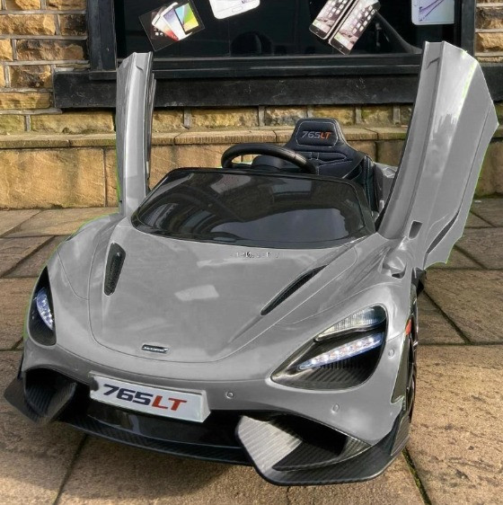 Дитячий електромобіль на акумуляторі McLaren M 5726 на радіокеруванні для дітей 3-8 років Сірий