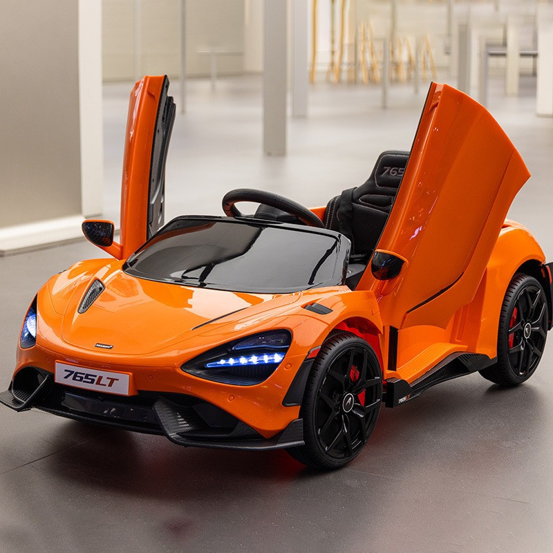 Дитячий електромобіль на акумуляторі McLaren M 5726 на радіокеруванні для дітей 3-8 років Жовтогарячий