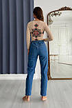 Жіночий боді з фактурного трикотажу з принтом вишивка 44-50 розміри, фото 8