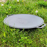 Сковорода чугунная круглая для жарки 45 см Denwer P Сковорода чавунна кругла диск для смаження 45 см