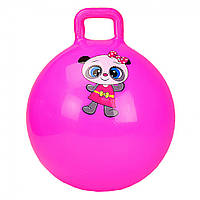 Мяч для фитнеса CB4502 в виде гири (Розовый) Denwer P М'яч для фітнесу CB4502 у вигляді гирі (Рожевий)