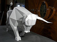 PaperKhan Конструктор из картона бык буйвол телец оригами papercraft 3D фигура развивающий набор антистресс