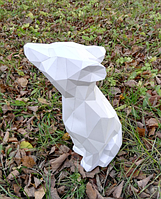 PaperKhan Набор для создания 3D фигур медедь мишка Паперкрафт Papercraft подарок сувернир игрушка конструктор