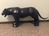 PaperKhan Набор для создания 3D фигур лев тигр кот Паперкрафт Papercraft подарок сувернир игрушка конструктор