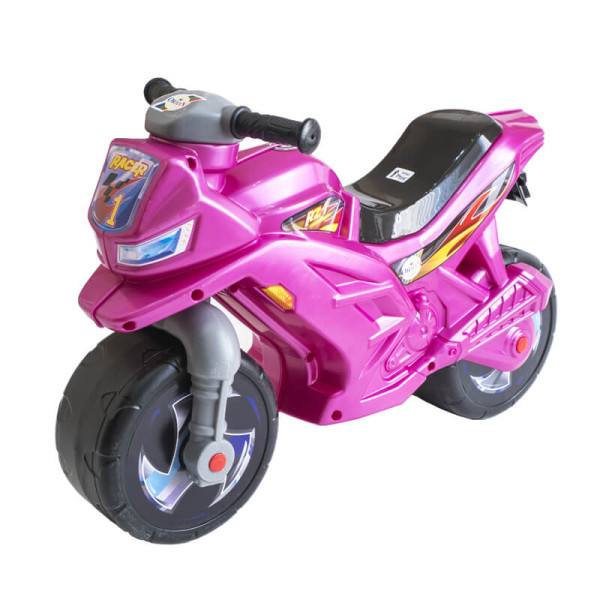 Мотоцикл 2-х колісний рожевий перламутр