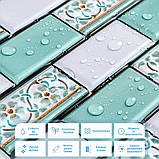 Декоративна ПВХ плитка на самоклейці мятная 300х300х5мм, ціна за 1 шт. (СПП-505) SW-00001139, фото 4