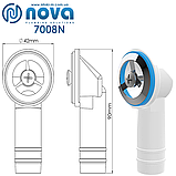 Перелив для сифона кухонної мийки круглий NOVA 7008N, фото 3