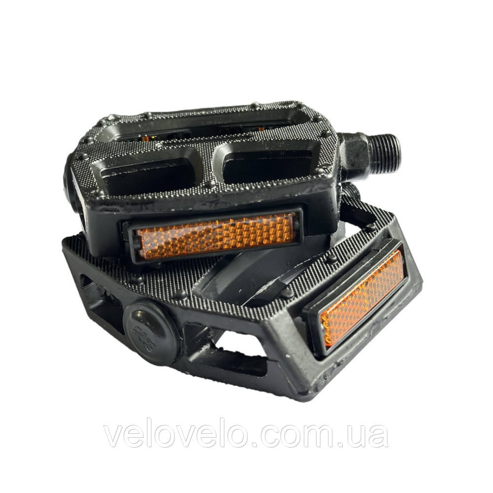 Педалі PS-34 9/16 алюмінієві пара чорні