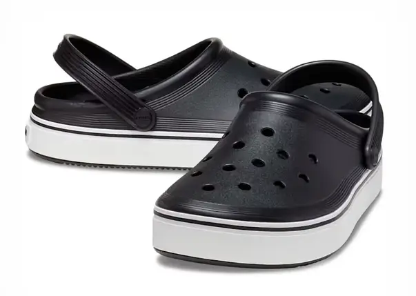 Crocs Off Court Clog Black Крокс чоловічі жіночі, фото 2