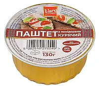 Паштет с курицей и помидорами Varo, 130 г (таблетка), Польша