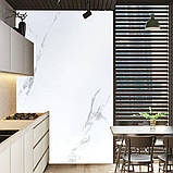 Самоклеюча вінілова плитка в рулоні білий повітряний мармур 3000х600х2мм Глянсова SW-00001287, фото 6