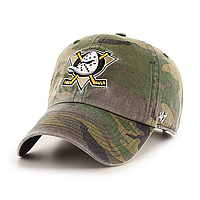 Кепка NHL ANAHEIM DUCKS CAMO CARGN25GWS-CM 47 Brand UNI Хаки