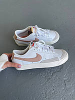 Жіночі кросівки Nike Blazer Low White/Pink