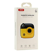 SM  SM Power Bank XO PR223 Magnetic 15W mini camera digital display 10000mAh Цвет Черный+желтий, фото 2
