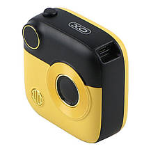 SM  SM Power Bank XO PR223 Magnetic 15W mini camera digital display 10000mAh Цвет Черный+желтий, фото 3