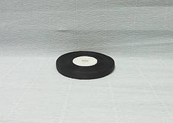 Репсова стрічка, Чорна, 0,5 см