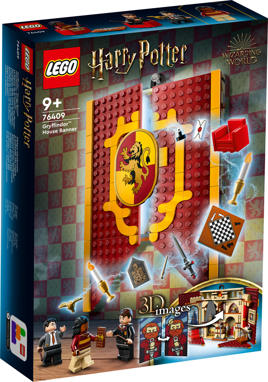 Конструктор LEGO Harry Potter Вымпел факультета Гриффиндор 76409 ЛЕГО Б1912-18 - фото 1 - id-p2195259074