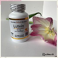 California Gold Nutrition Lutein Zeaxanthin, Лютеїн із зеаксантином 10 мг 120 капсул