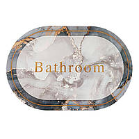 Влагопоглощающий коврик мрамор "Bathroom" 38*58CM*3MM (D) SW-00001569