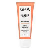 Q+A - Увлажняющий крем для лица на основе корня имбиря - Ginger Root - Daily Moisturiser - 75ml