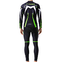 Тор! Вело костюм для чоловіків X-Тiger XM-CT-013 кофта з довгим рукавом штани Green L