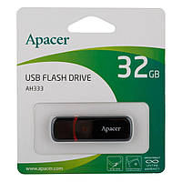 TU  TU USB Flash Drive Apacer AH333 32gb Цвет Черный