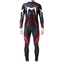 Тор! Вело костюм для мужчин X-Тiger XM-CT-013 кофта с длинным рукавом штаны Red L