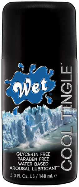 Звужуючий лубрикант з ефектом охолоджуючого поколювання Wet Cool Tingle, 148 мл Bomba💣