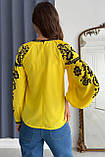 Жіноча блуза з креповою фактурою  44-56 розміри, фото 8