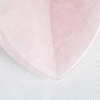 Тор! Скребок Гуа ша QWK5602 для массажа лица в форме сердца Розовый кварц