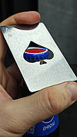 Крепкая открывалка для пива с дизайном игральной карты из нержавеющей стали,Стильная открывалка Poker Multitol