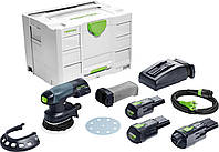 Аккумуляторная эксцентриковая шлифовальная машинка ETSC 125 3.0 I-Set Festool 577689