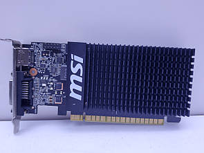 Відеокарта MSI GeForce GT 710 1GB (Low profile, GDDR3,64 Bit,HDMI,PCI-Ex, Б/у)