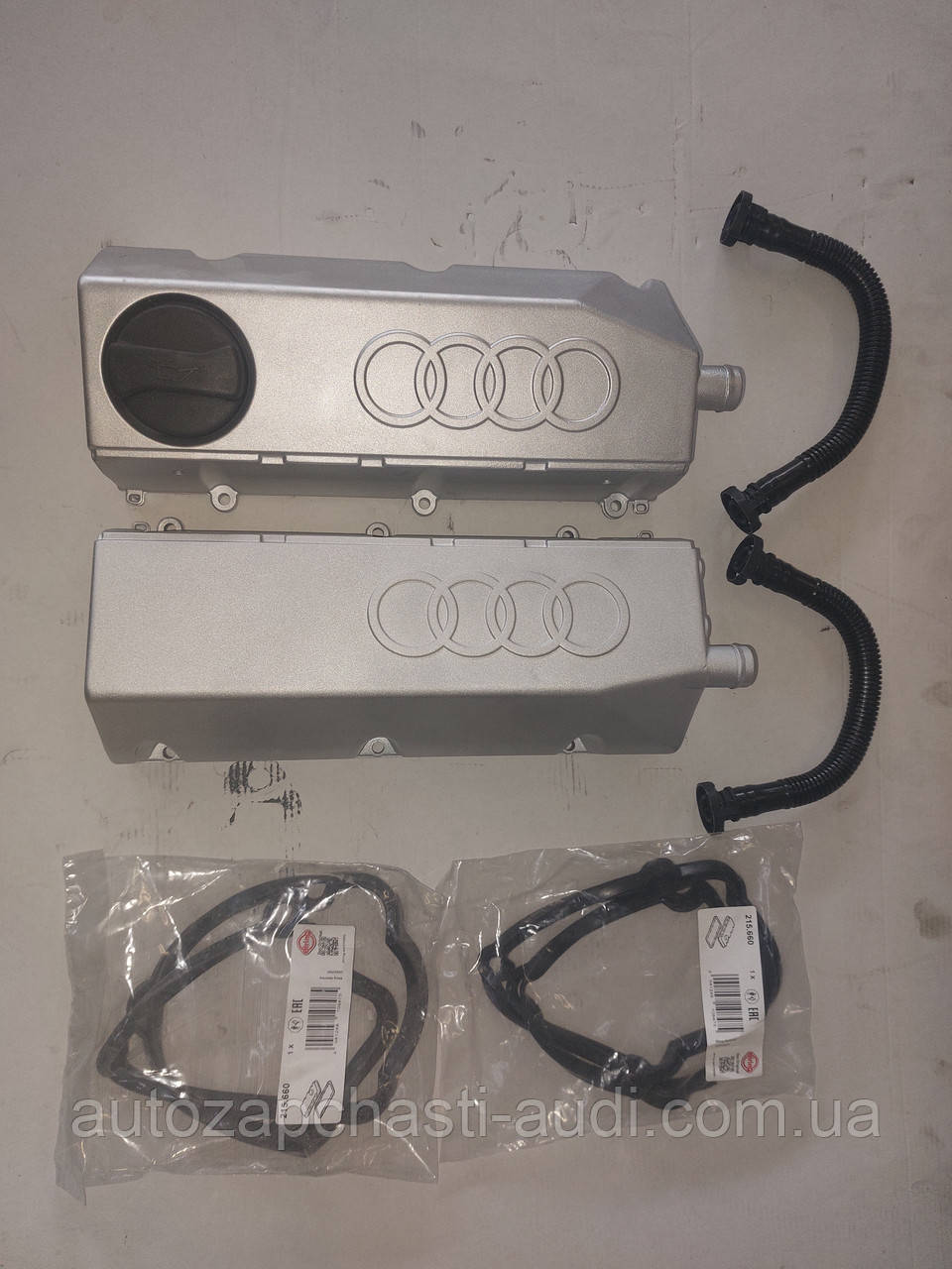 Кришка клапанів алюмінієві Комплект 2.6 (abc) 2.8 (aah) Audi 100 A6 C4 91-97г, фото 1